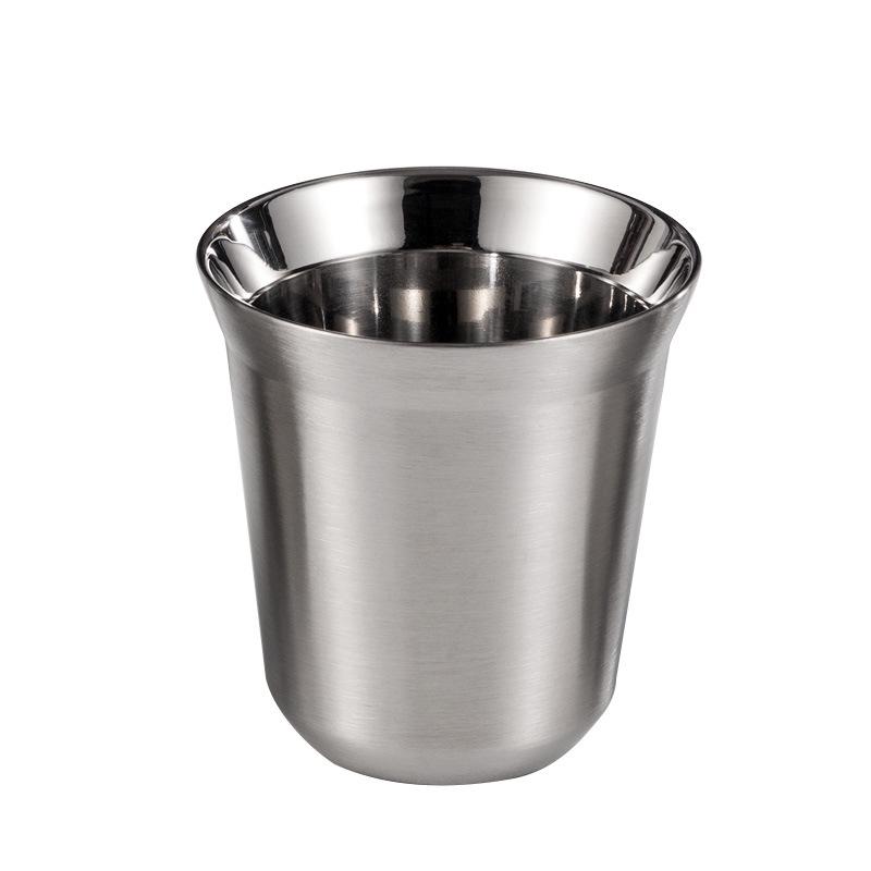 Italian 80ML Double-Wall Stainless Steel Children's Coffee Cup - Heat & Cold Insulated [New]
