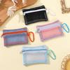 1pc Mini Mesh Zipper Bag Makeup Pouch Available In Multiple Colors, Coin Purse, Small Bag for And Keys, Card Holder, Portable Coin Pouch
