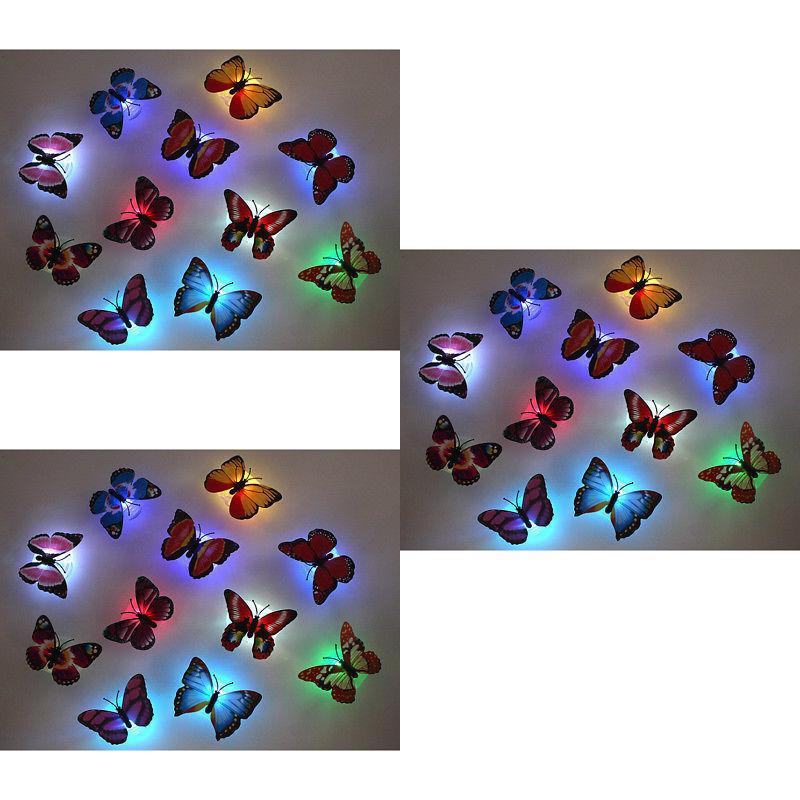 Premium Quality Led Night Light Pat Touch Emergency Butterfly Lamp For Wall Decoration
