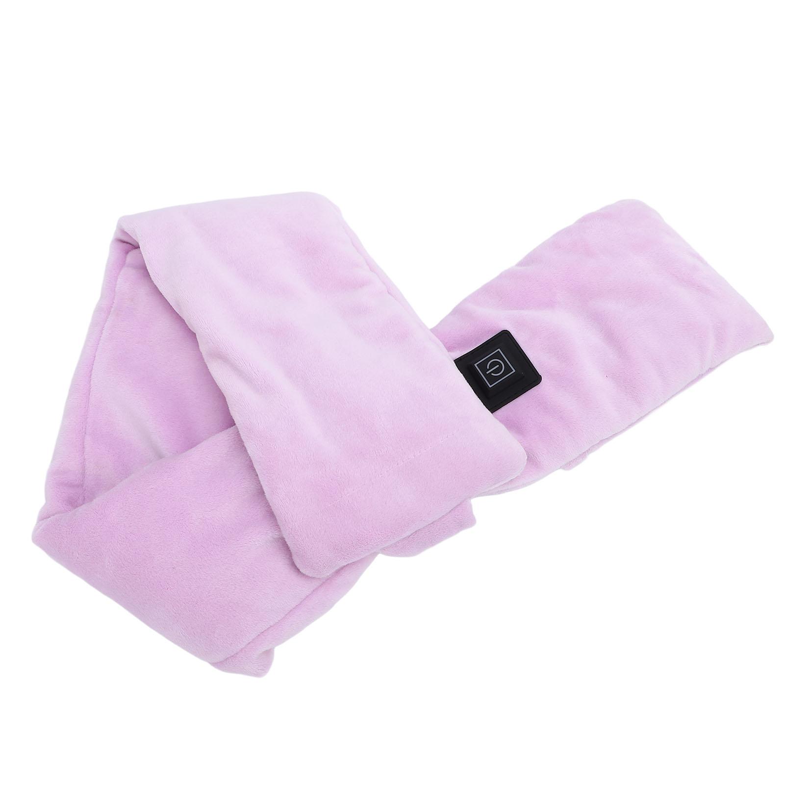 

Heated Neck Wrap Carbon Fiber 3 Heating Levels Heated Scarf Neck Warmer Electric Heating Pad Purple фиолетовый