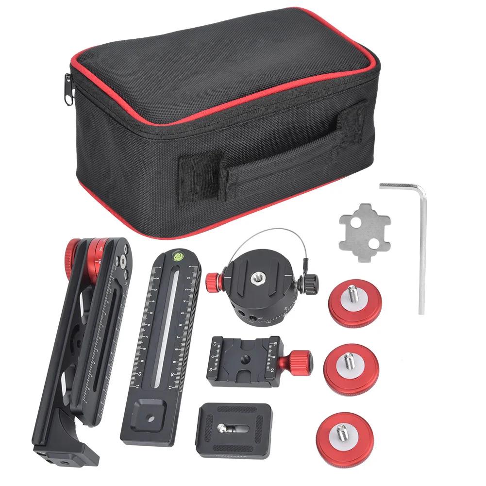 Панорамная шаровая головка Пластина быстрого съема Панорамная шаровая головка для цифровой зеркальной камеры Панорамная и макросъемка