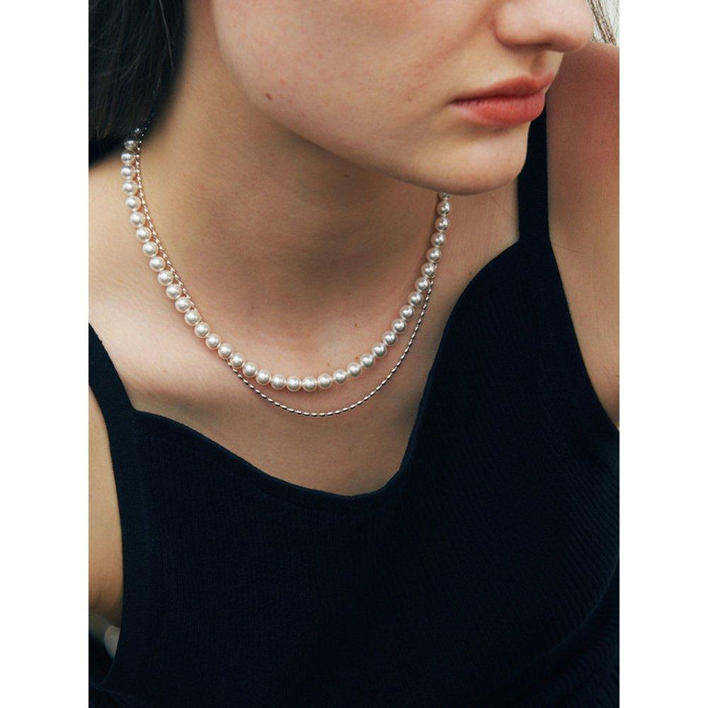 [925 Silver] Un.Silver.101 / Mini Rizi Necklace