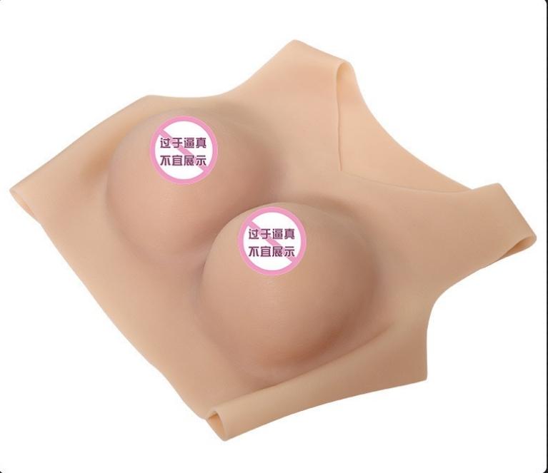 Wearable Artificial Chest Antistress Sex Toys For Adult Man Sissy Transgender Shemale Breast Crossdresser False Boobs Fake Tits