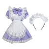 Japanese Sweet Lolita Maid Dress Cute Lace Ruffle Bell Cosplay Costume for Women