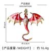 Fashion Enamel Dragon Brooches For Men Women Rhinestone Flying Dragon Clothes Suit Party Office Brooch Pins Jewelry Accessories