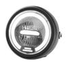 6.5 Inch Round LED Motorcycle Headlight with Brackets Assembly Suitable for Custom Bikes Cafe Racers Enhanced Visibility