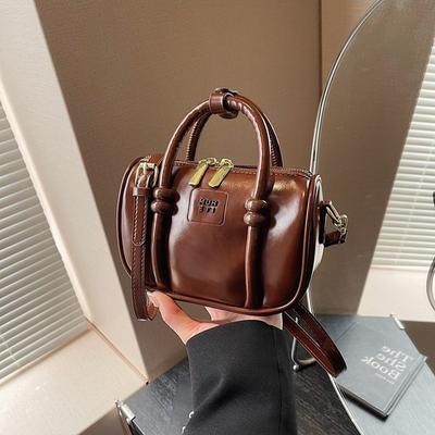 Retro Kissenbeutel Damen neue Mode Handtasche Ausgehen auf einer kleinen Tasche Schulter Umhänge
