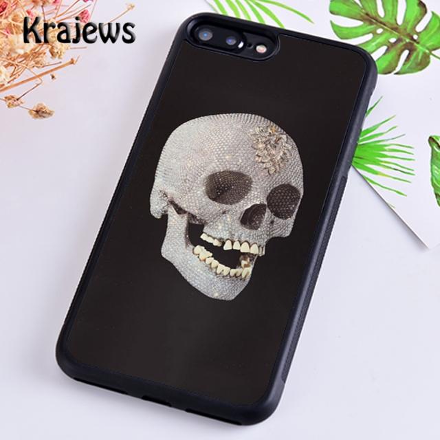 DIAMOND SKULL Phone Case Cover For iPhone 17 Air 16 15 14 plus 12 13 pro max coque Shell Fundas
