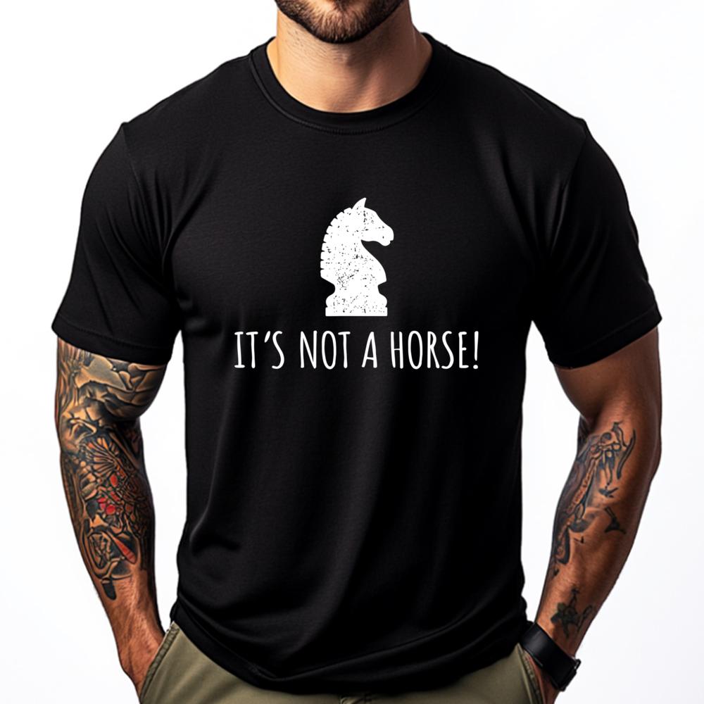 It S Not A Horse Funny Chess Knight Boys Girls Mens Vintage T Shirt Men Short Sleeve TShirt Men Big And Tall HOLIDAYS