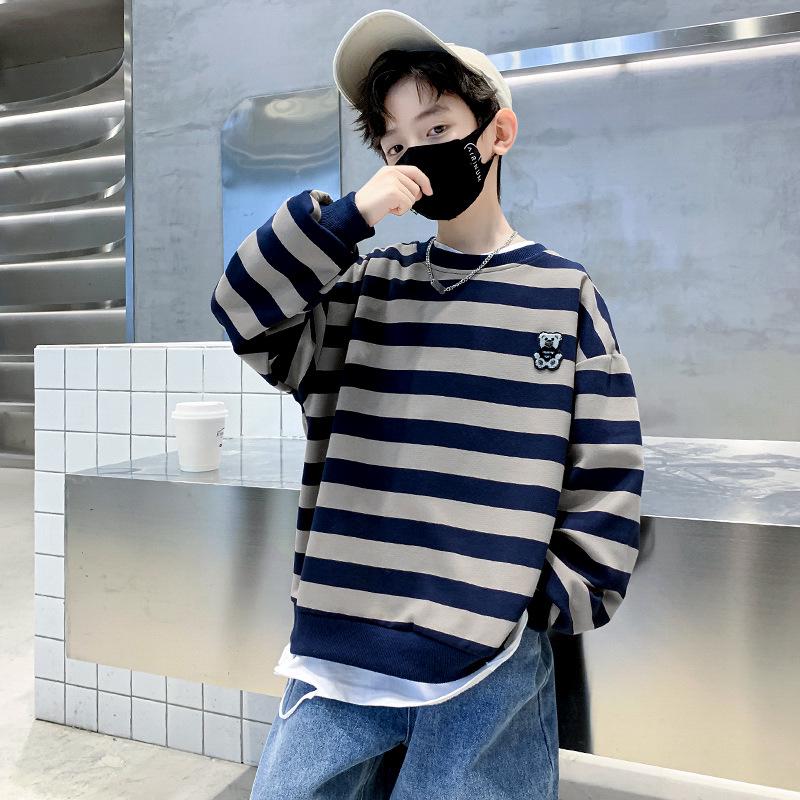 

Boys 2025 Spring & Autumn Sweatshirt - New Children s Base Layer Top 120 cm