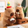 Plyšová panenka Capybara Roztomilá anime Capibara Chlupatá hračka Kawaii Plyšák Všechno nejlepší k narozeninám panenka Dárek pro přítelkyni Měkká plyšová zvířátka