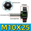 Adjustable Plum Blossom Plastic Head Star Handle Screw Bolt