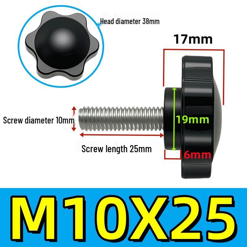 Adjustable Plum Blossom Plastic Head Star Handle Screw Bolt