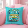 Elegant Red Twinings Cushion Cover Pillowcase Short Plush Invisible zipper Room Sofa Cushion Cover