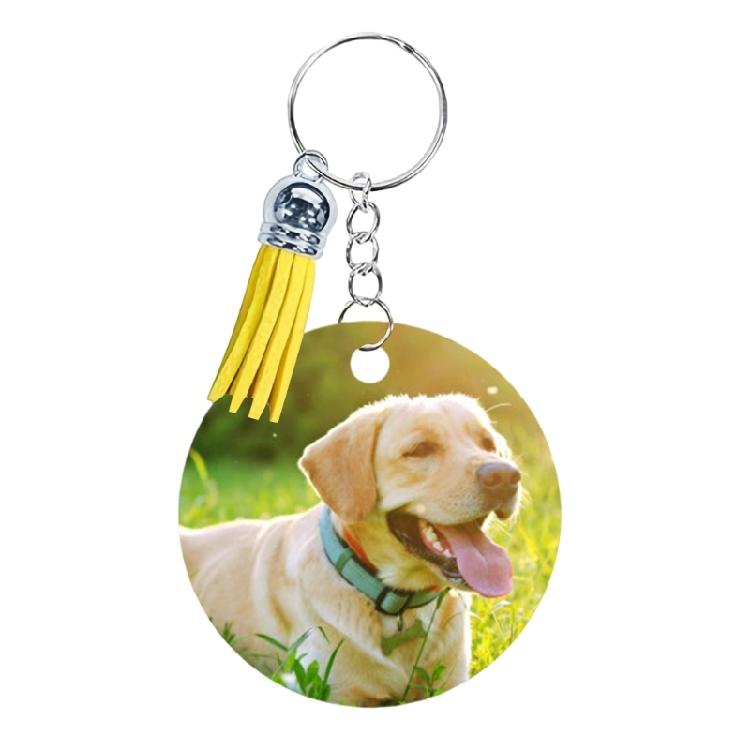 80pcs Keychain Making Kits with Assorted Tassels Double Sided Sublimation Aluminum Key Chain Blanks Accessories