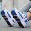 29-40 Children's Four-wheel Sports Shoes Detachable Flat Shoes Children's Skating Roller Skates Shoes for Kids