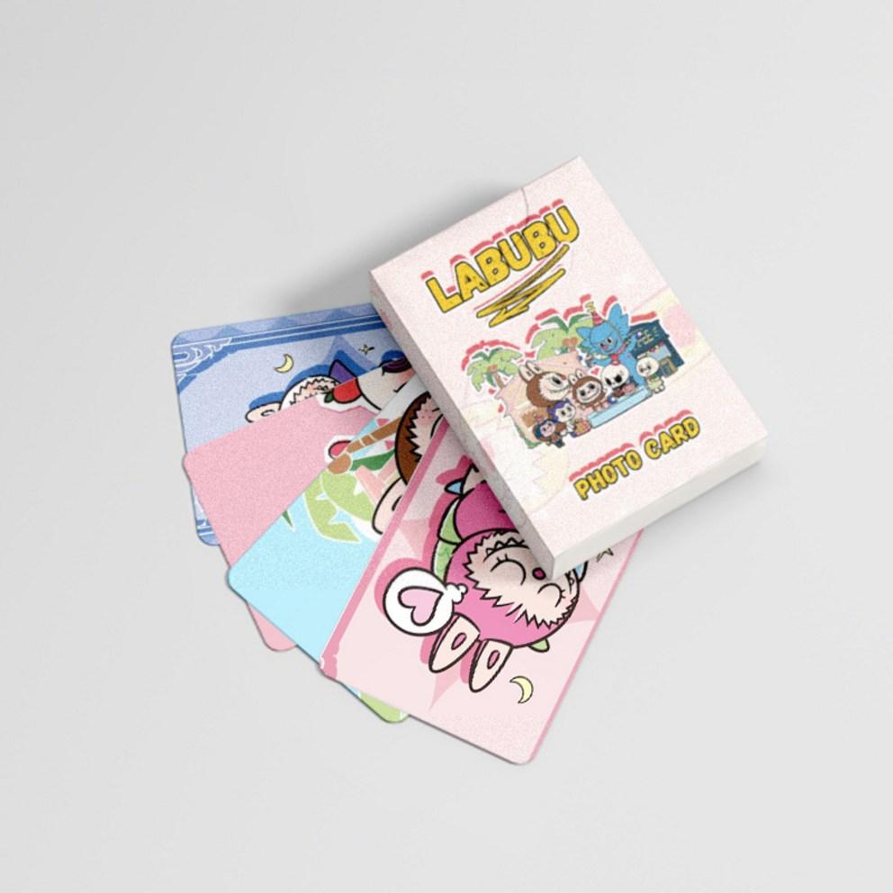 A Set of 50 Cute Character Cards for Boys and Girls, a Birthday Gift for Elementary School Admission, and a Gift for Exchanging Cards with Friends.