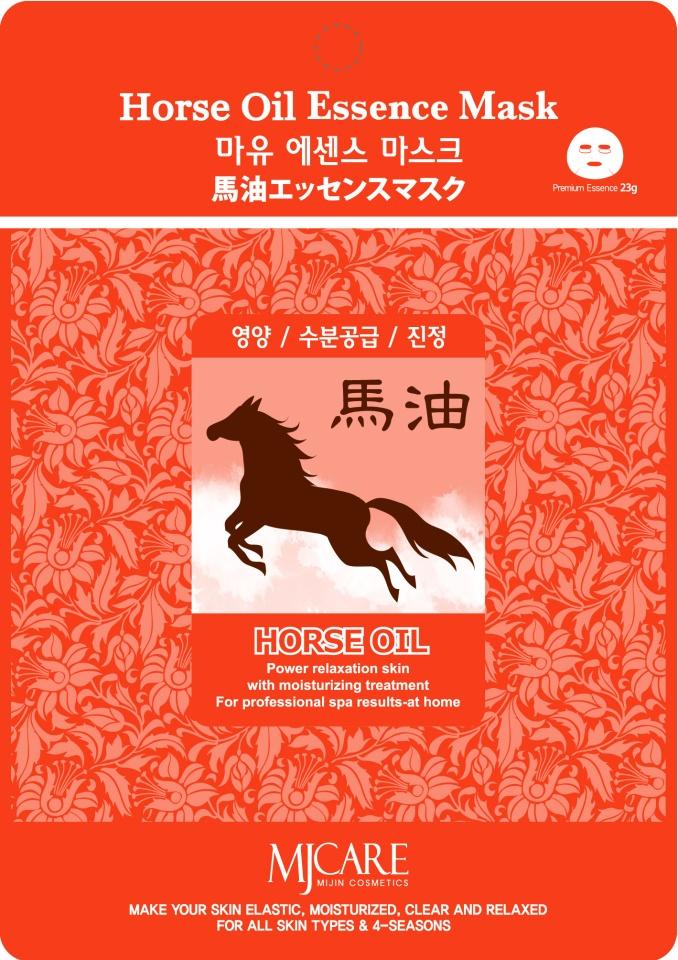 

MJCARE HORSE OIL ESSENCE MASK Тканевая маска для лица с лошадиным жиром