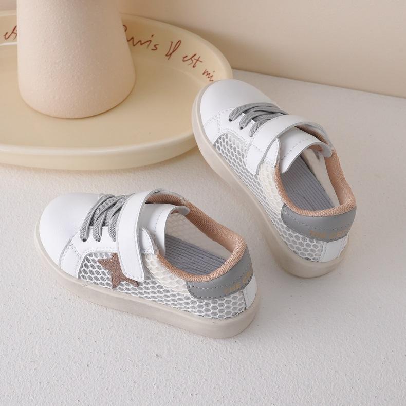 

XSHX Stars Dirty Bottom Children s Board Shoes Spring and Autumn Boys and Girls Little White Shoes 2329 25