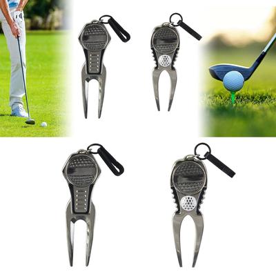 Golf Divot Repair Tool Groove Cleaner Multifunctional Lightweight with Magnetic Golf Ball Marker for Golfer Golf Supplies