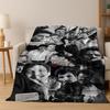 3D Jose Pedro Balmaceda Pascal Star Flannel Blanket Soft Warm Blanket for Bedroom Living Room Bed Travel Camping Picnic Gift