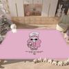 E-Esther Bunny Cartoon Entrance Door Mat Nordic Style Home Doormat Bathroom-Toilet Mats Bedroom Hotel Decor Mat