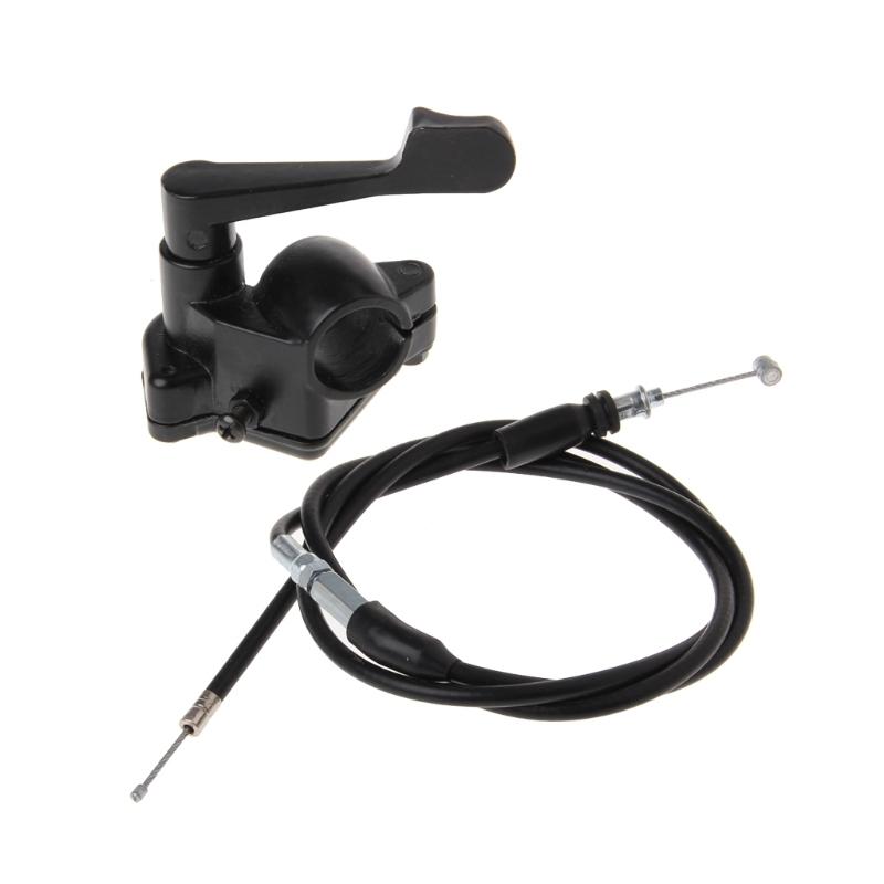 7/8" 22mm ATV Quad Throttle Lever Thumb Control Assembly with Accelerator Cable Motorcycle Modification Tools 85DF