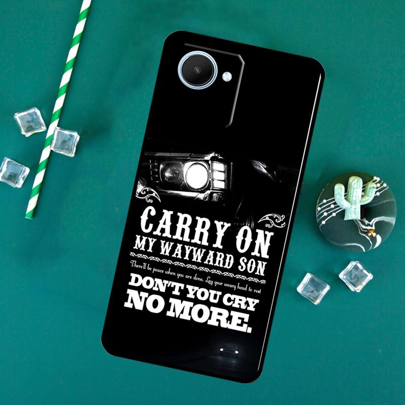 Supernatural CARRY ON WAYWARD SONS For Realme GT7 Pro 15 14 10 11 12 13 Pro Plus C67 C65 C63 C61 C55 C53 C51 C35 C75 C71 Case