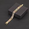 Nidin High Quality Multicolor Full Zircon Bracelets for Women Ladies Wedding Rainbow Charm Boho Hand Chain Party Jewelry Gifts