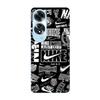 Case for Oppo A60 Nike Air Logo Download Nike Graffiti Black and White Maniacase