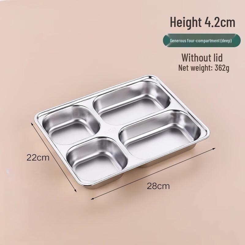 

Tangyu 304 Stainless Steel Divided Lunch Tray