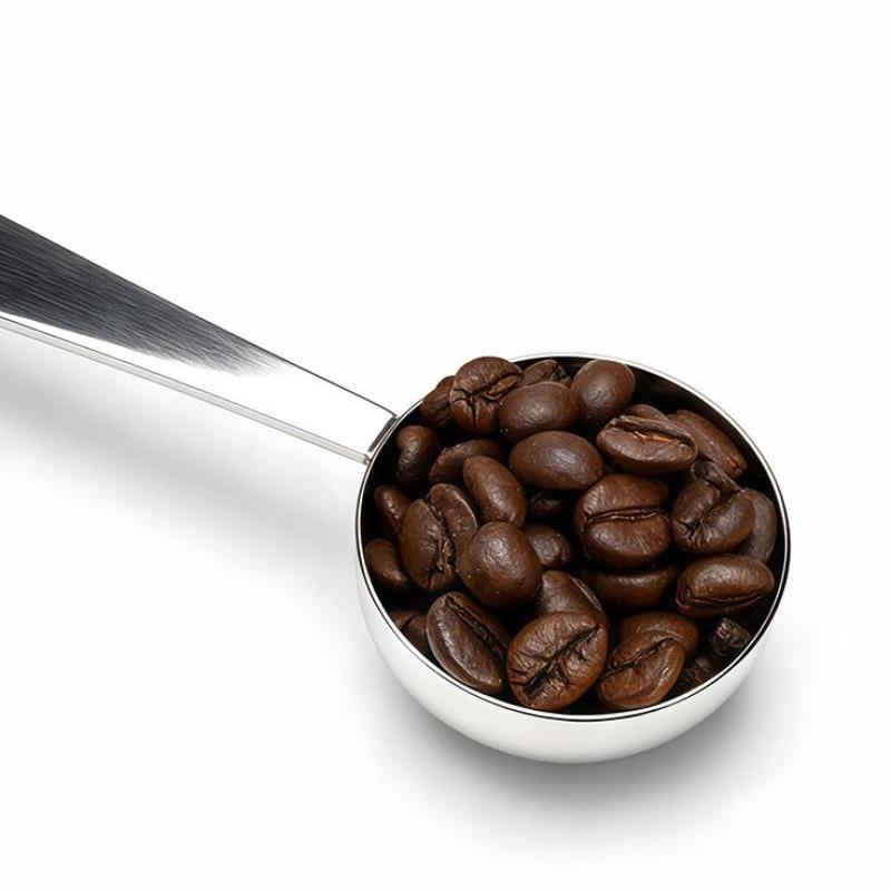 2-In-1 Stainless Steel Coffee Scoop 15/20/30Ml Tamping Dual-Purpose Coffee Spoon Powder Hammer Tamper For Measuring And Tamping