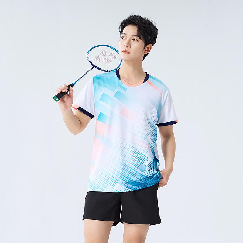 Quick-Dry Breathable Badminton, Tennis & Volleyball Uniform Set for Women & Men with Printed Numbers