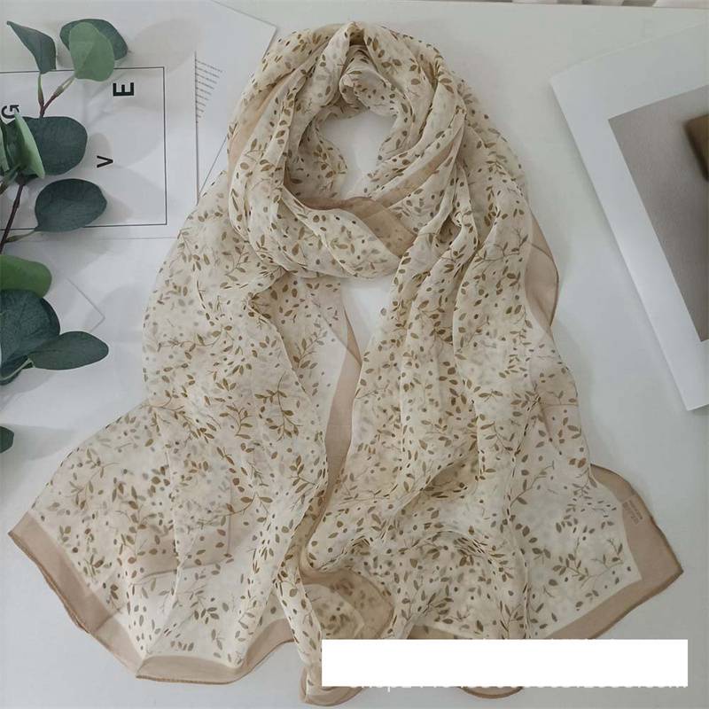 Scarf Lotus Pond Wholesale Long Women's Scarf Beach Scarf Moonlight Thin Summer Lotus Sunscreen Scarf Scarf