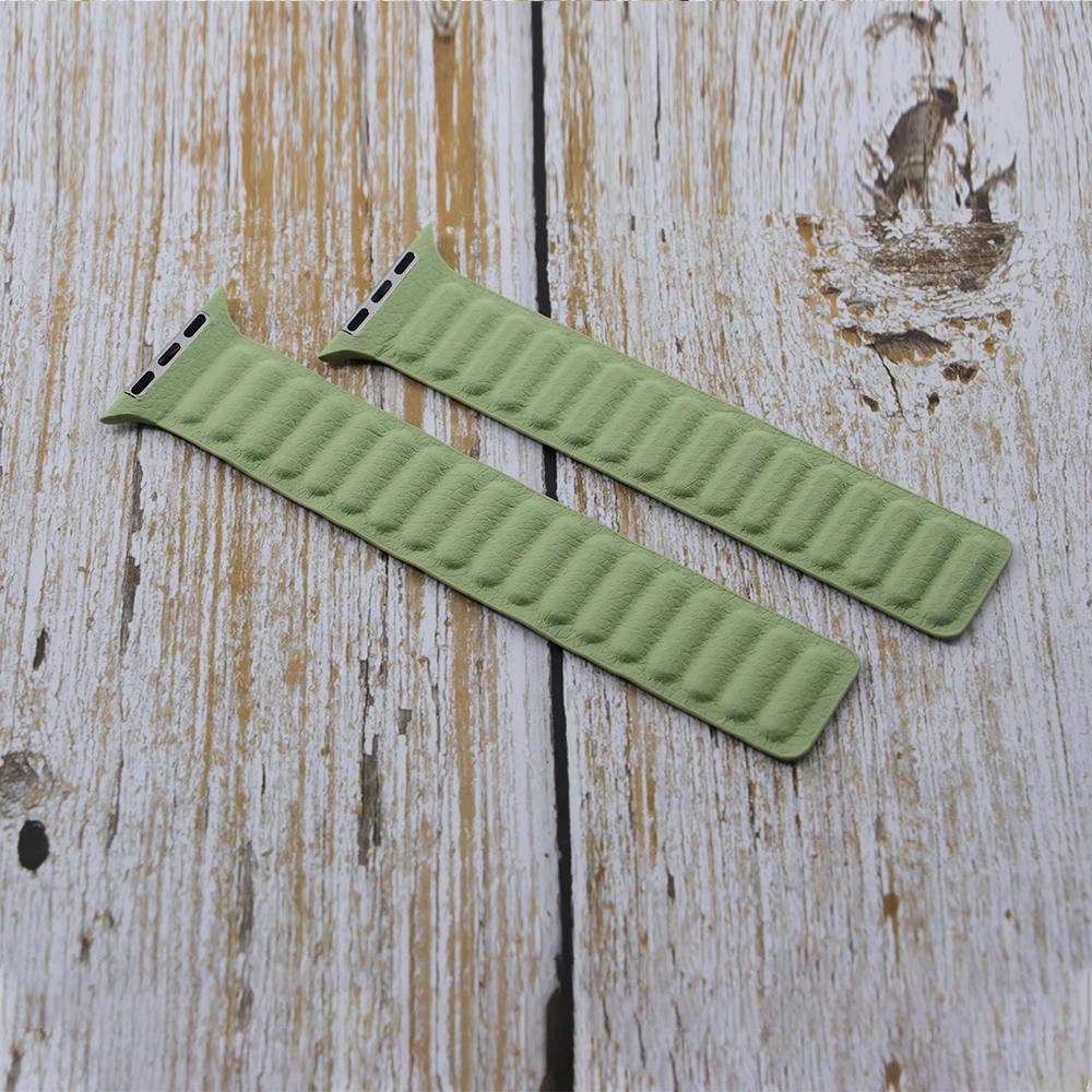 Nový FineWoven řemínek pro Apple Watch 44mm 40mm 45mm 49mm 41mm Originální magnetický náramek iWatch Series 9 8 SE 7 Ultra 2