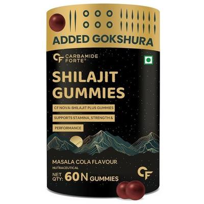 Shilajit Gummis mit Swarna Bhasma, Gokshura & Ashwagandha | 60 Vegetarische Gummis