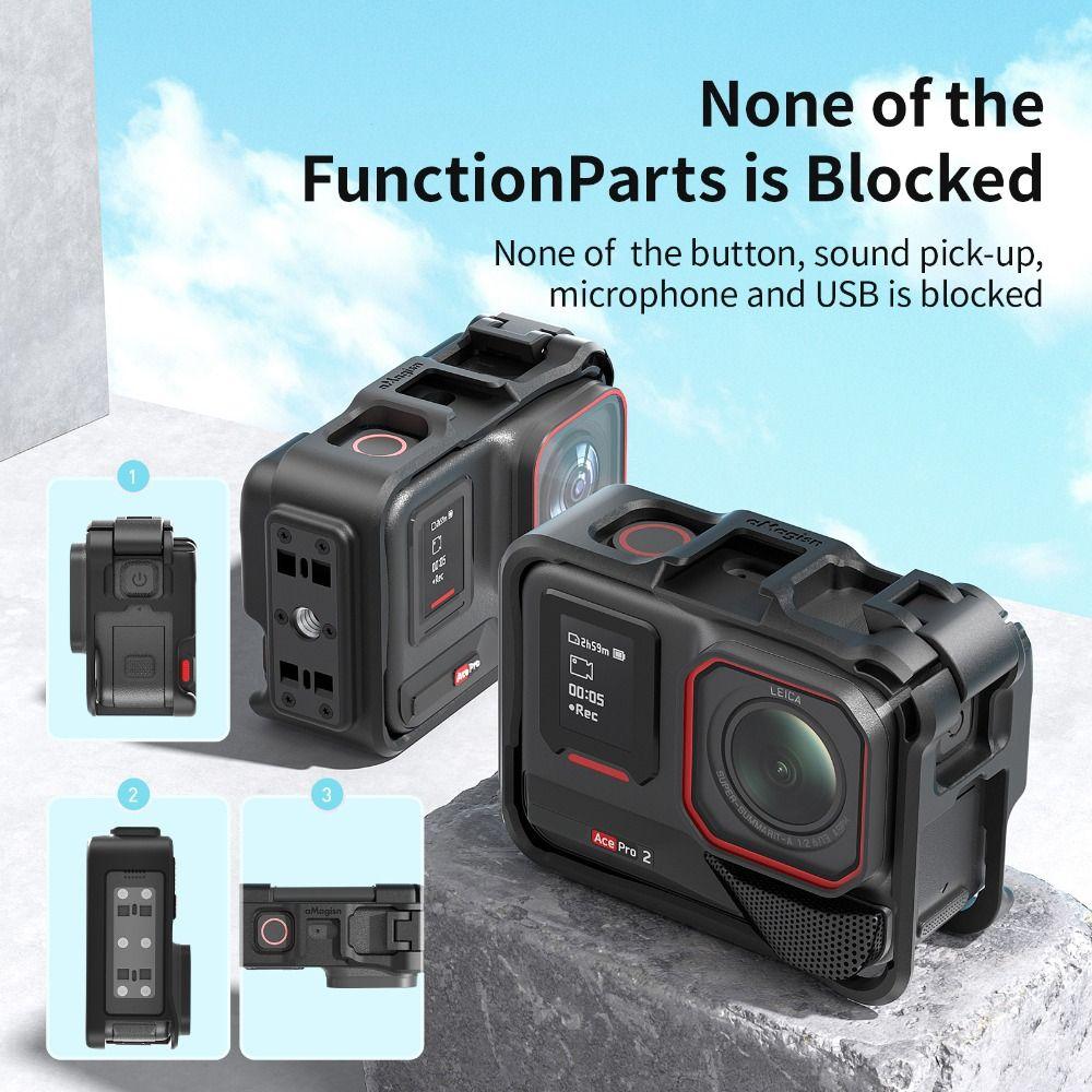 Horizontal Vertical Protective Frame for Insta360 Ace Pro 2/Ace Pro/Ace Action Camera Accessories