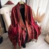 European and American Imitation Cashmere Cashew Nuts Ethnic Style Travel Printing Shawl Headscarf Scarf Women