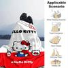 1pc. Hello Kitty Cute Cartoon Blanket - Perfect for Home, Office, Outdoor Use, Gift Idea, Suitable for Al