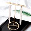 Fashion Long Pearl Fringed Earrings For Women, Temperament, Personality, Trend, Fairy And Thin Earrings