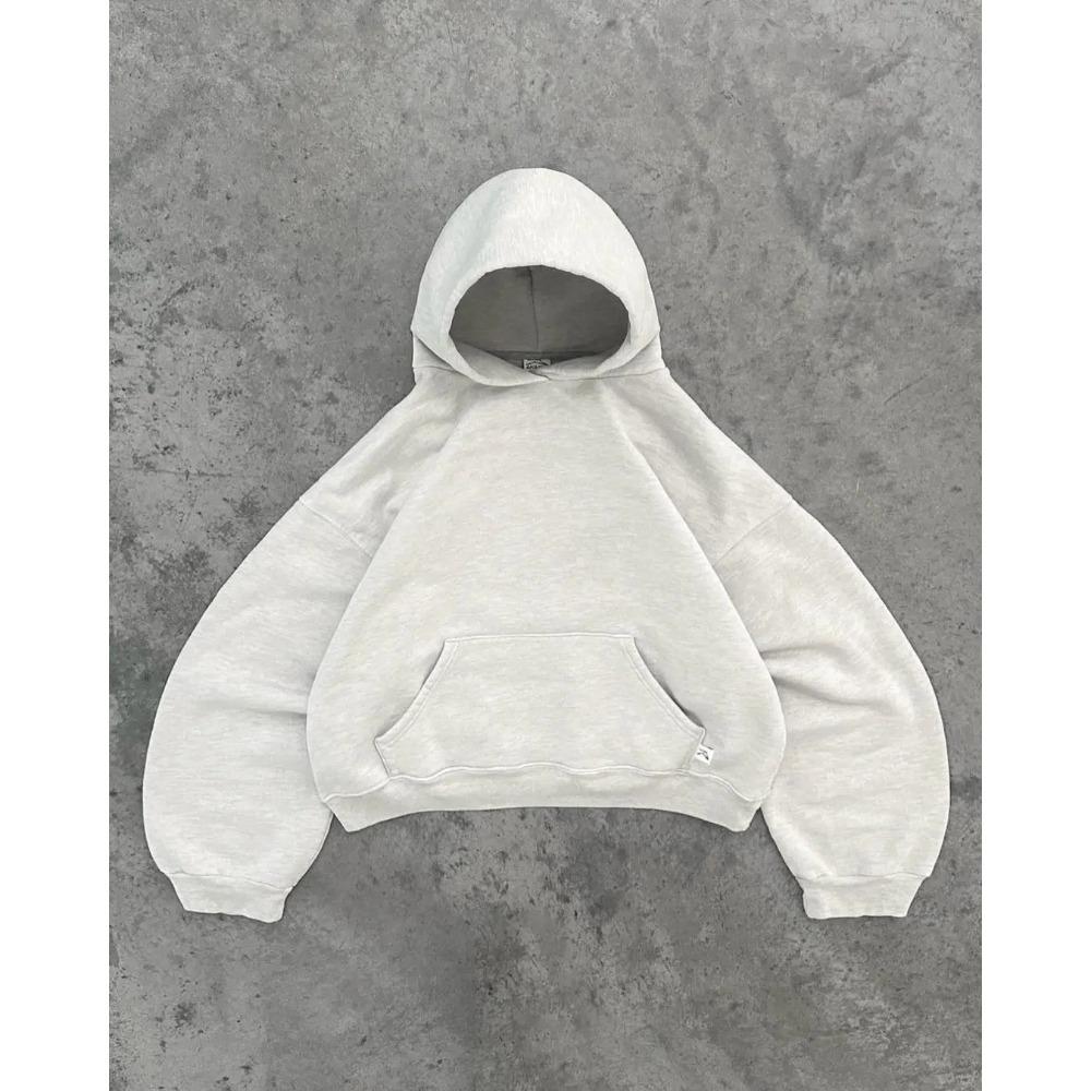 Completo Unisex con Felpa Oversize a Manica Lunga Stampa Alberi Mimetica Streetwear Completo Due Pezzi