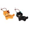 Cute Cat Plush Toy Keychain Cartoon Kitten Soft Stuffed Doll Pendant Car Key Ring Backpack Bag Decor Kid Gift