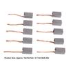 Electric Motor Carbon Brush Set, Electric Motor Brush, Carbon Brush with Good Thermal Conductivity 1020 Motor Slip Ring