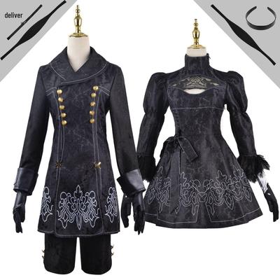 Nier Automata 9S & 2B Female Cosplay Costume - Anime Apparel