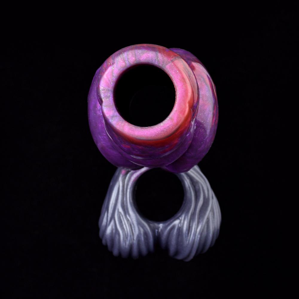 Silicone Penis Sleeve Condom Extender Soft Realistic Dildo Adult Sex Toy for Men Women Pegging Strap On