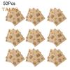 50Pcs Sandwich Packing Paper Cartoon Bear Print Package No Odor Useful Disposable Household Oil-proof Baking Pad Paper Kitchen Tools
