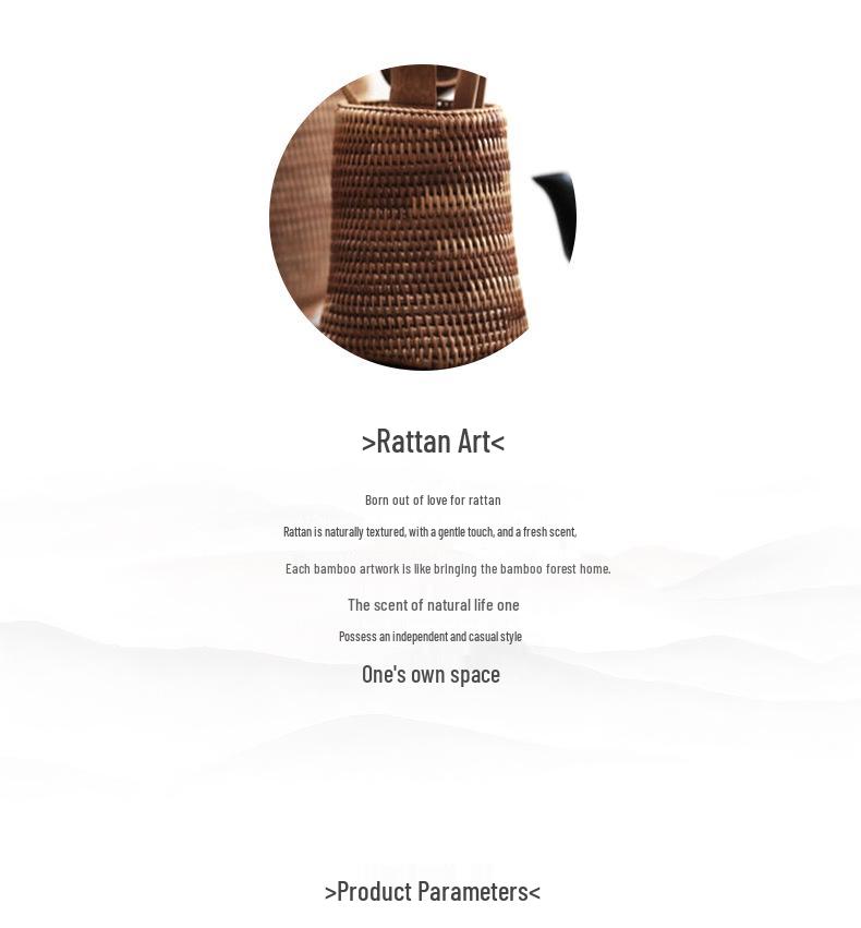 Japanese Rattan Pendant Light for Restaurant, Bar, Bedroom, Study, Tea Room, or Tatami Homestay