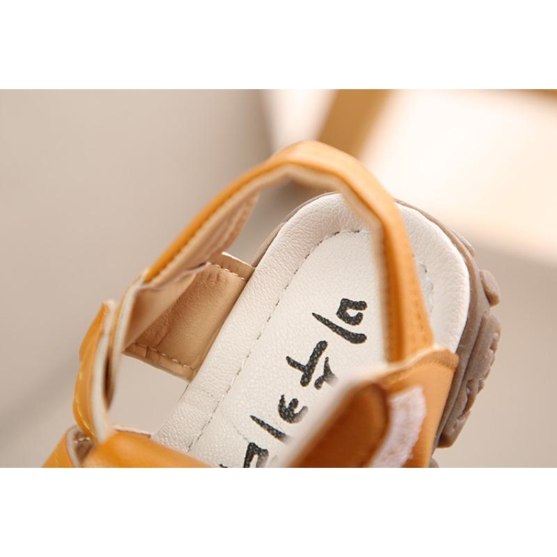 Summer Kids Closed-Toe Casual Sandals, Toddler Little Boys Girls Breathable Beach Shoes