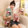 Cute Rose Teddy Bear Doll Plush Toy Bear Hug Bear Doll Girl Sleeping Soothing Rag Doll