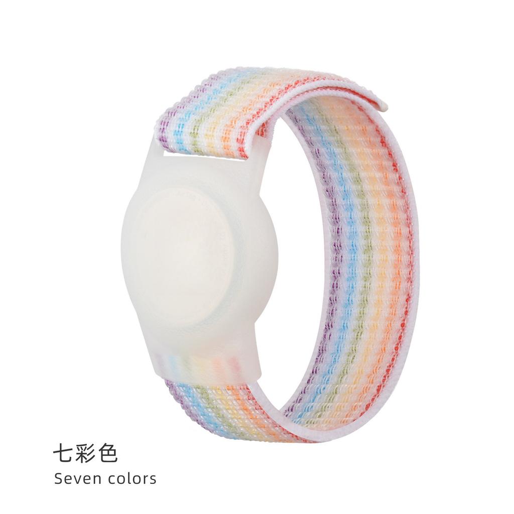Nylon Strap for Apple AirTags Locator Kids Wristband Anti-Scratch Cover Accessories for Airtag Tracker Holder with Bracelet